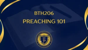 BTH206 PREACHING 101
