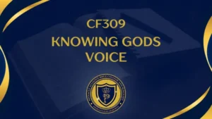 CF309 Knowing Gods Voice