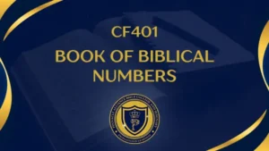 CF401 Book Biblical Numbers