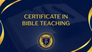 MODULE 1. Certificate in Bible Teaching