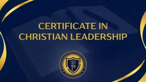 MODULE 3. Certificate in Christian Leadership