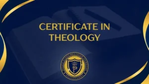 MODULE 5. Certificate in Theology