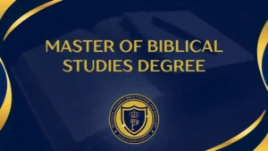 Master of Biblical Studies Degree